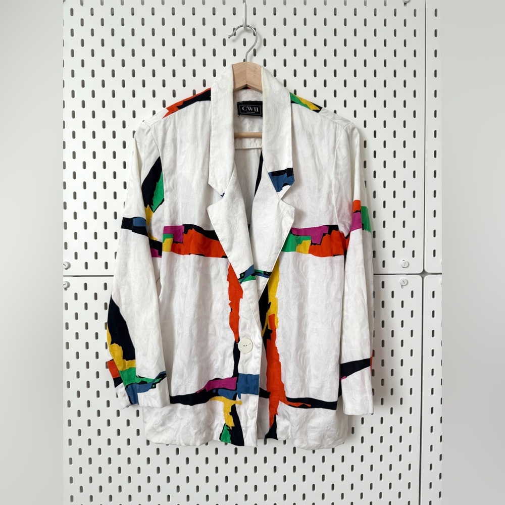 Vintage Abstract Blazer